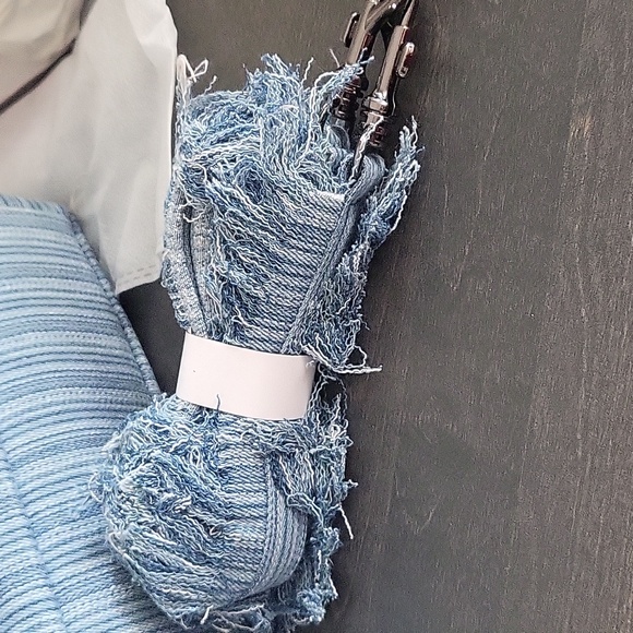 Denim baguette bag - Picture 8 of 11